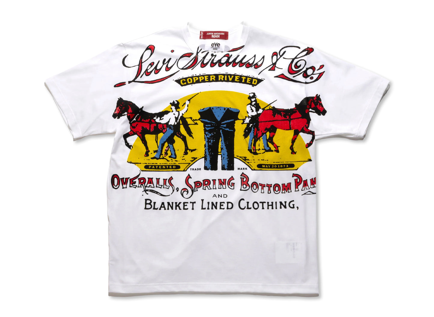 Junya Watanabe T Shirt in White / Multi | Oneness Boutique