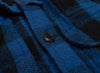 Junya Watanabe MAN Flannel Button Up Jacket in Blue