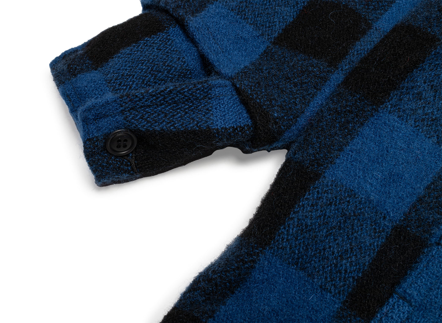 Junya Watanabe MAN Flannel Button Up Jacket in Blue