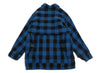 Junya Watanabe MAN Flannel Button Up Jacket in Blue