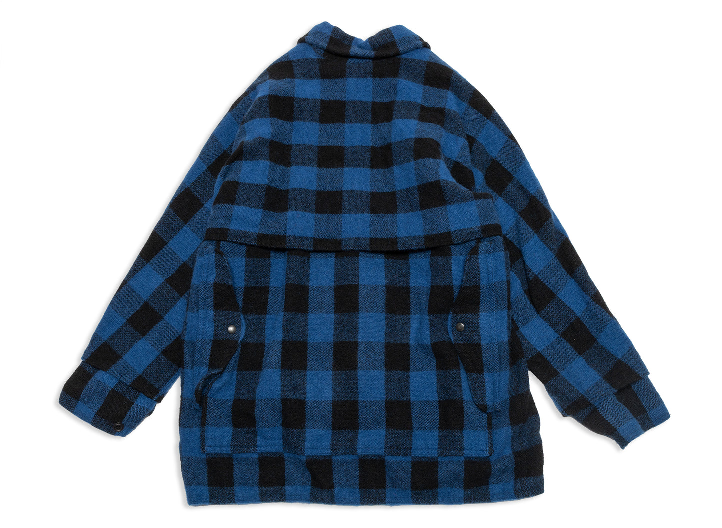 Junya Watanabe MAN Flannel Button Up Jacket in Blue