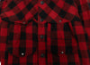 Junya Watanabe MAN Flannel Button Up Jacket in Red