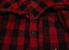 Junya Watanabe MAN Flannel Button Up Jacket in Red