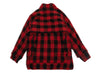 Junya Watanabe MAN Flannel Button Up Jacket in Red