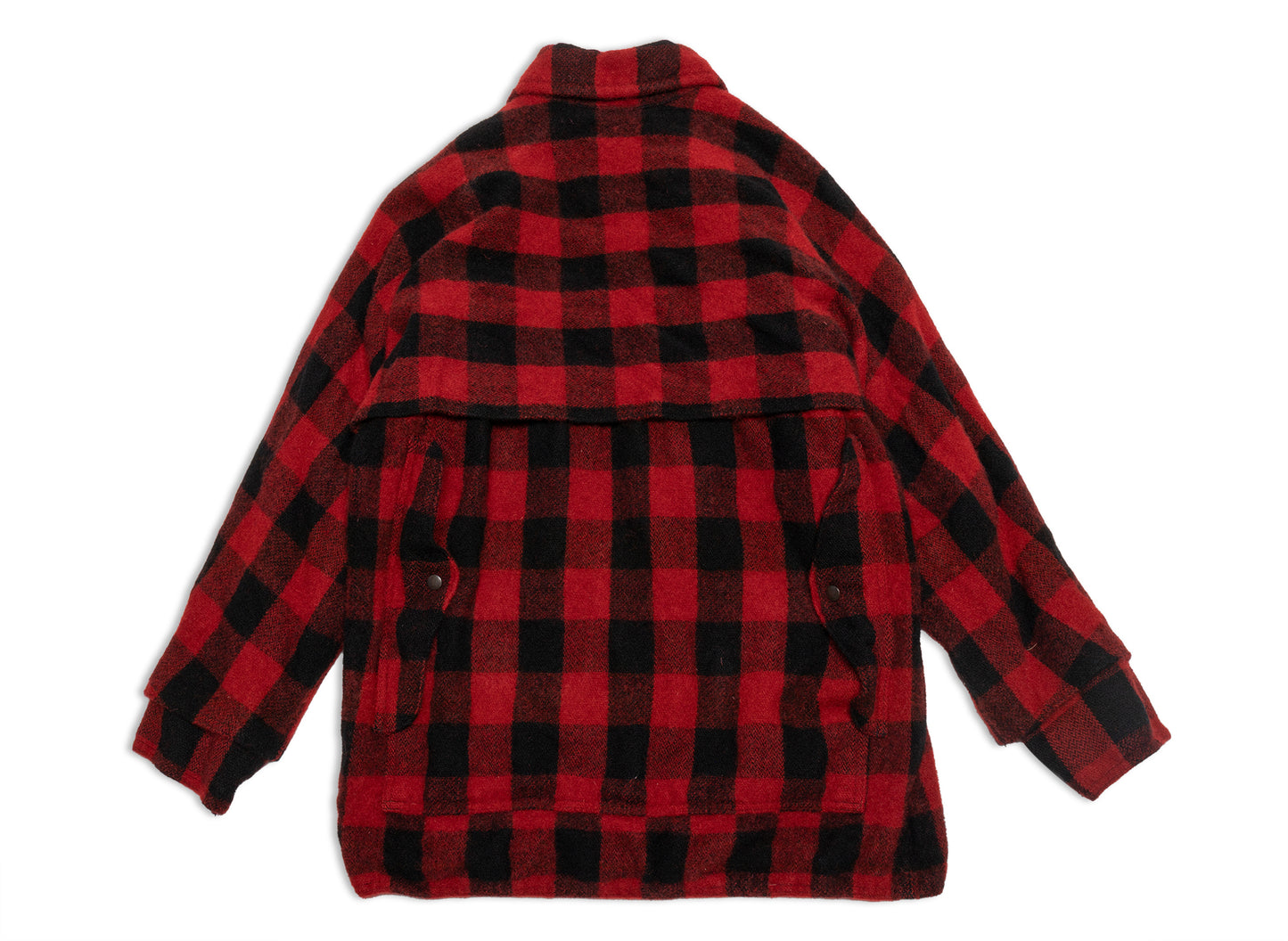 Junya Watanabe MAN Flannel Button Up Jacket in Red