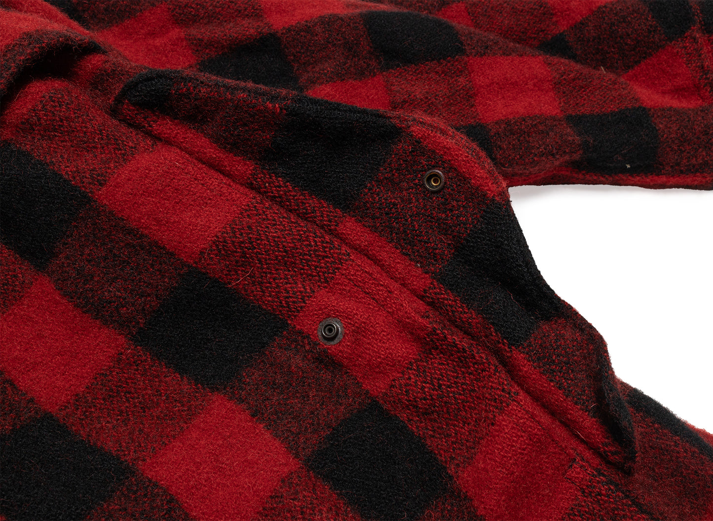 Junya Watanabe MAN Flannel Button Up Jacket in Red