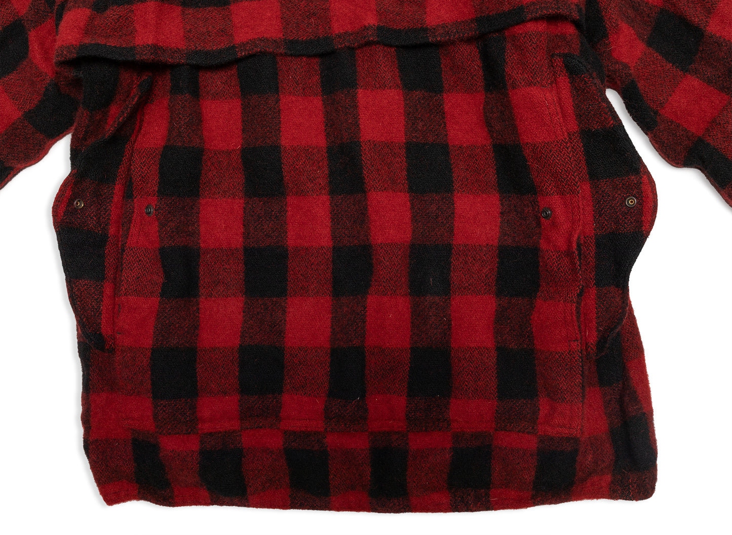 Junya Watanabe MAN Flannel Button Up Jacket in Red