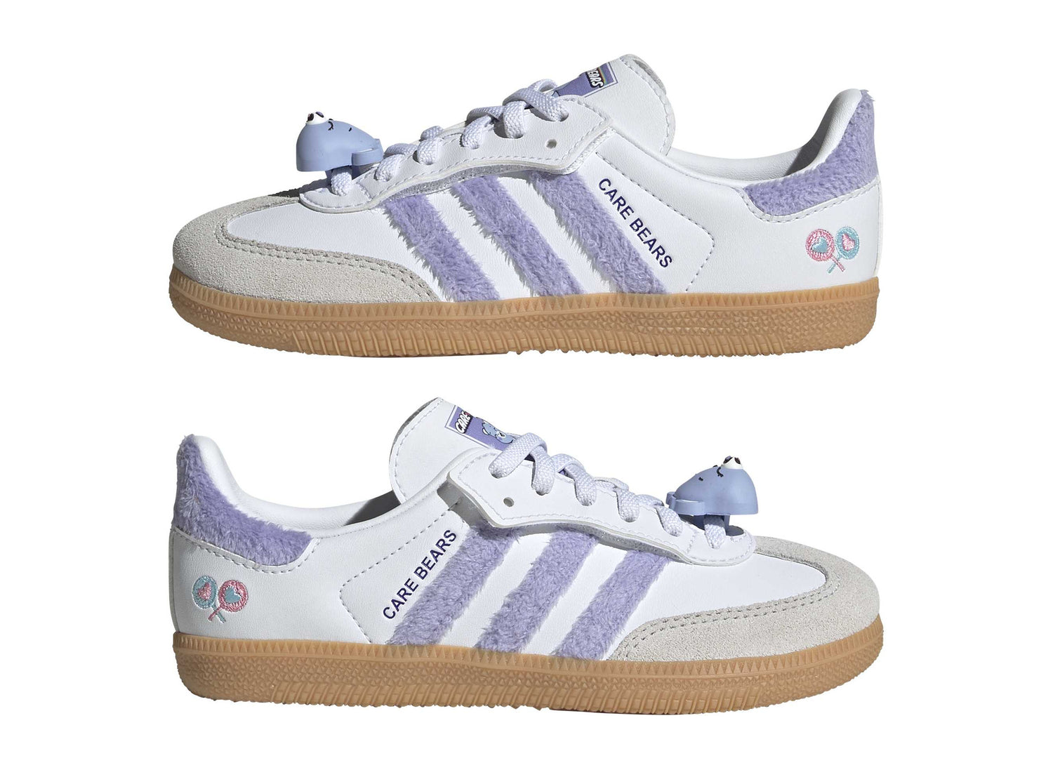 Kids Adidas x Care Bears Samba OG Comfort Closure KK2162 Mirrored Pair View