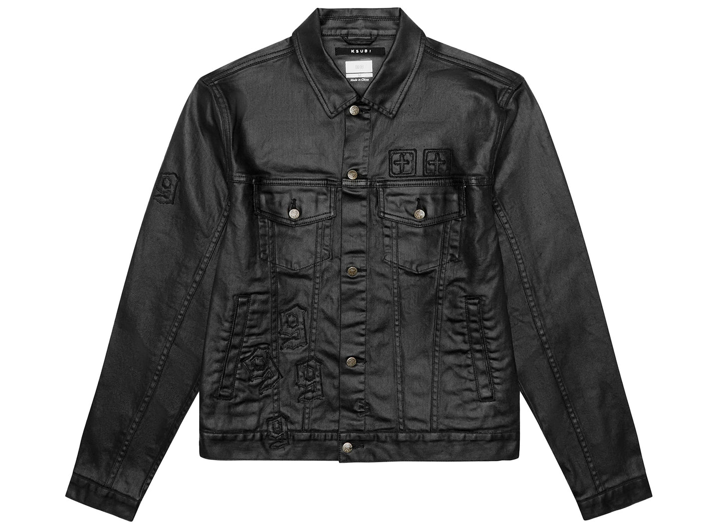 Ksubi x Juice WRLD 999 Black Wax Classic Jacket
