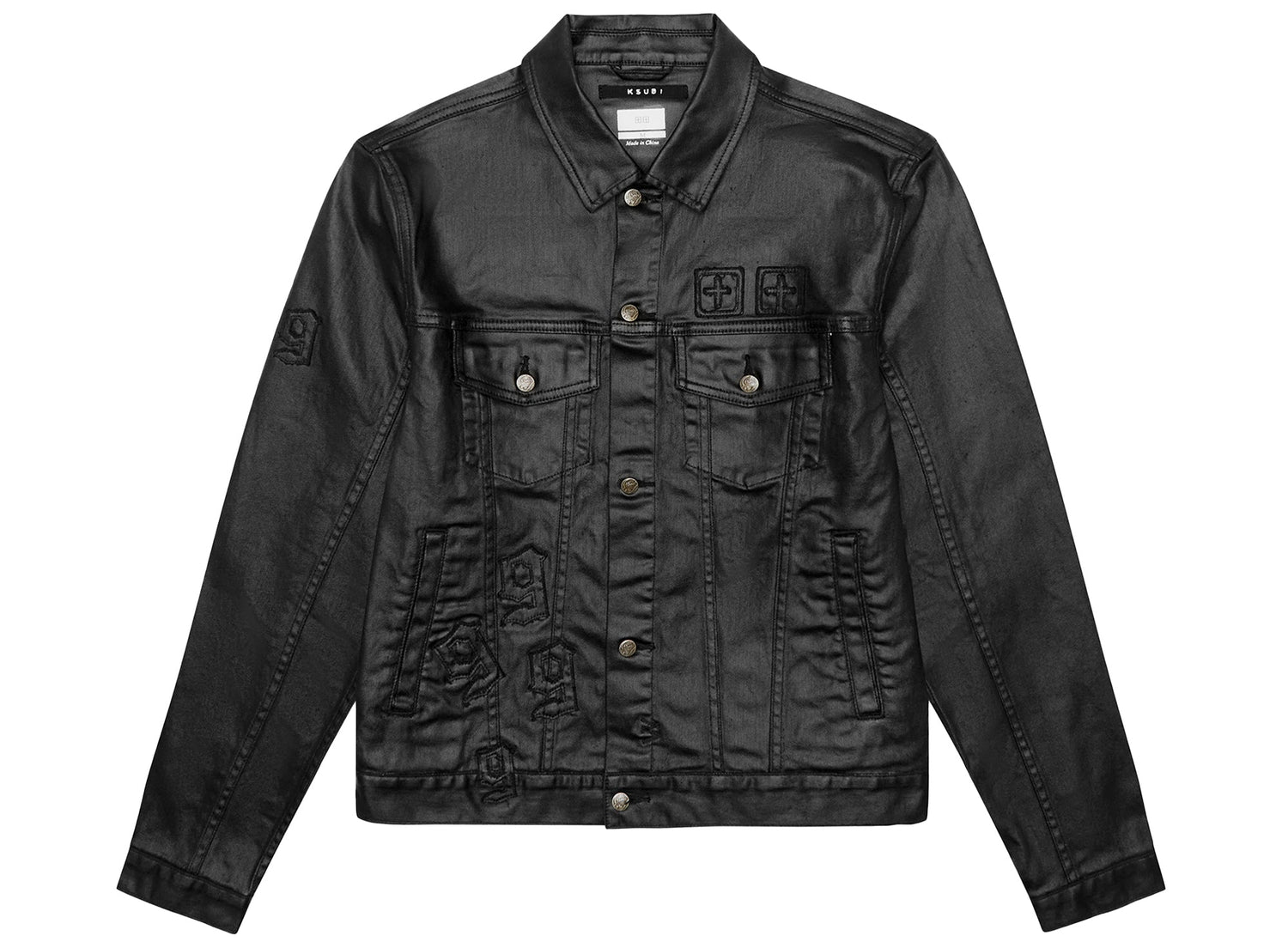 Ksubi x Juice WRLD 999 Black Wax Classic Jacket