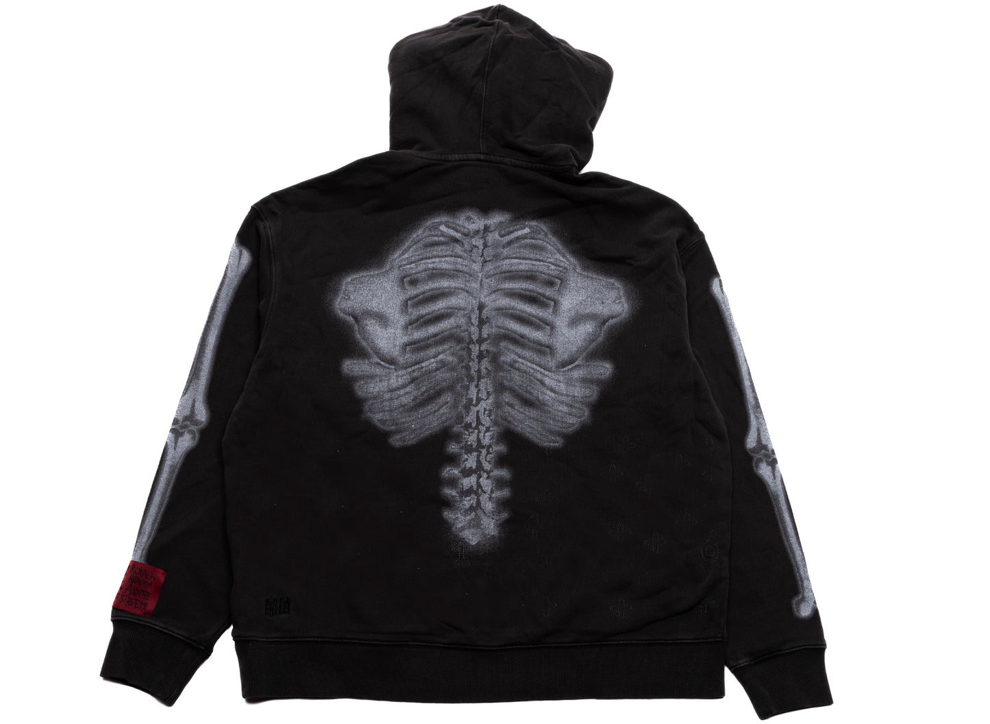 Ksubi x Trippie Redd Skeleton Biggie Faded Hoodie - view 3