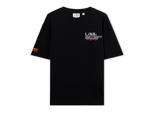 L/AB c/o Off-White™ Off Active Duct Tape Tee in Black