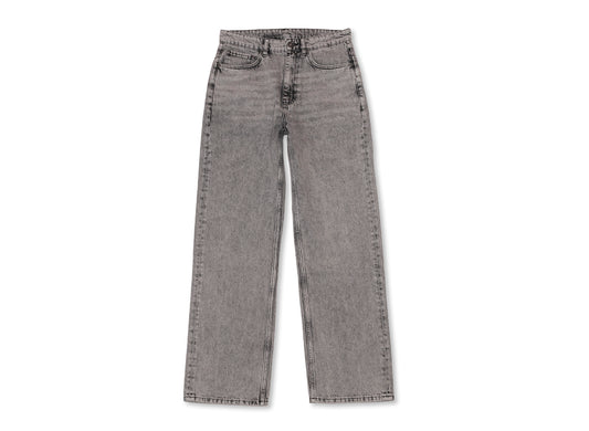 L/AB c/o Off-White™ Straight Fit Piped Denim in Smoke Fade
