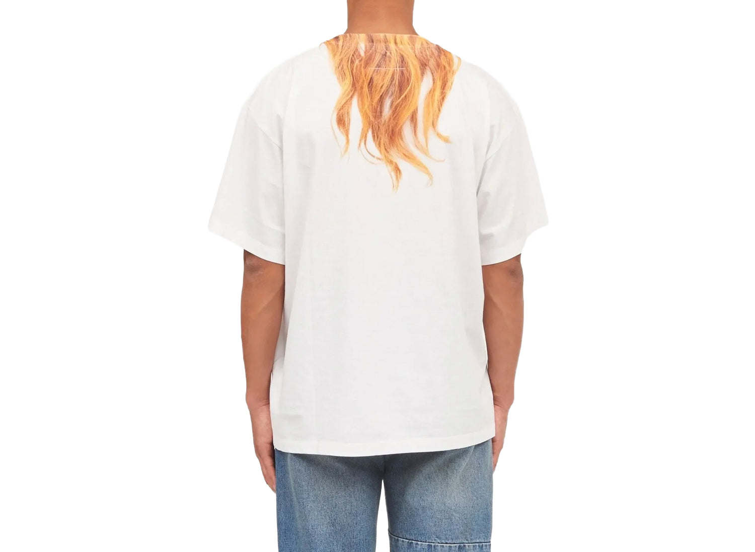 Maison Margiela MM6 Blonde Hair T-Shirt — view 2