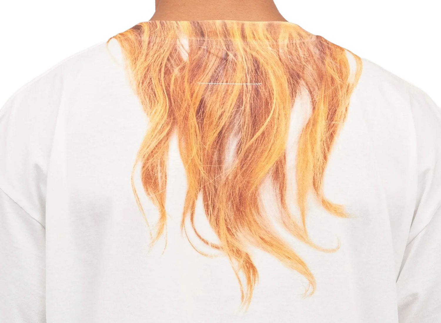 Maison Margiela MM6 Blonde Hair T-Shirt — view 3
