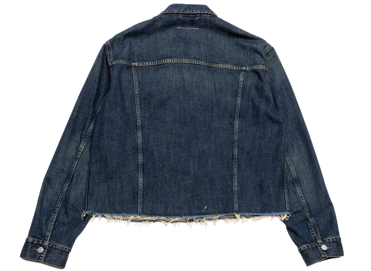 Maison Margiela MM6 Distressed Denim Sports Jacket - view 2