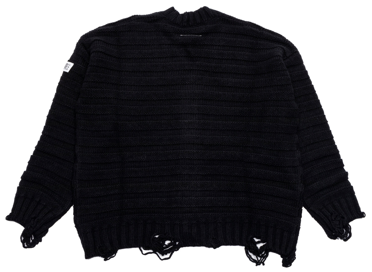 Maison Margiela MM6 Distressed Knit Cardigan - view 3