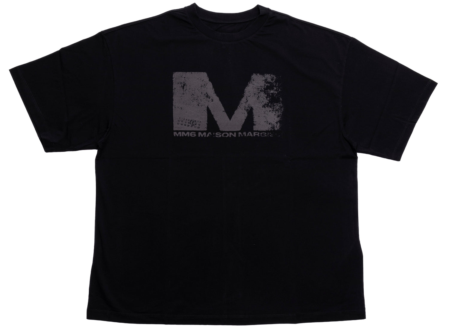 MM6 Maison Margiela ロゴ Tシャツ ブラック Maison Margiela MM6 M Logo T-Shirt in Black – Oneness Boutique