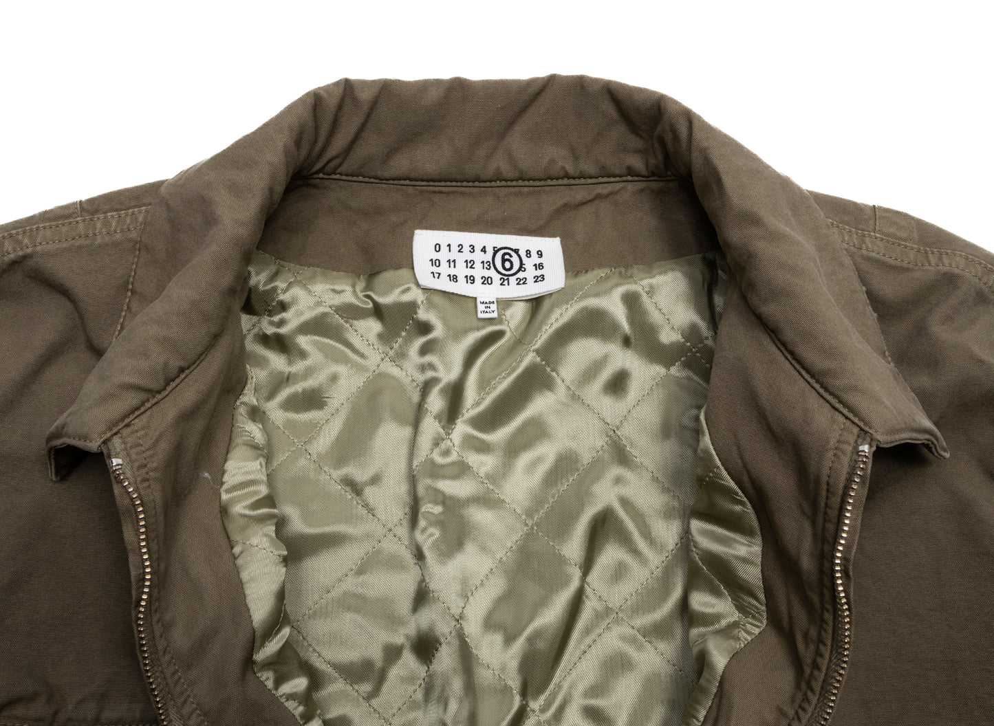 Maison Margiela MM6 Padded Canvas Overshirt Jacket - view 3