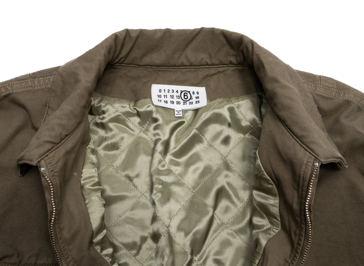Maison Margiela MM6 Padded Canvas Overshirt Jacket - view 3