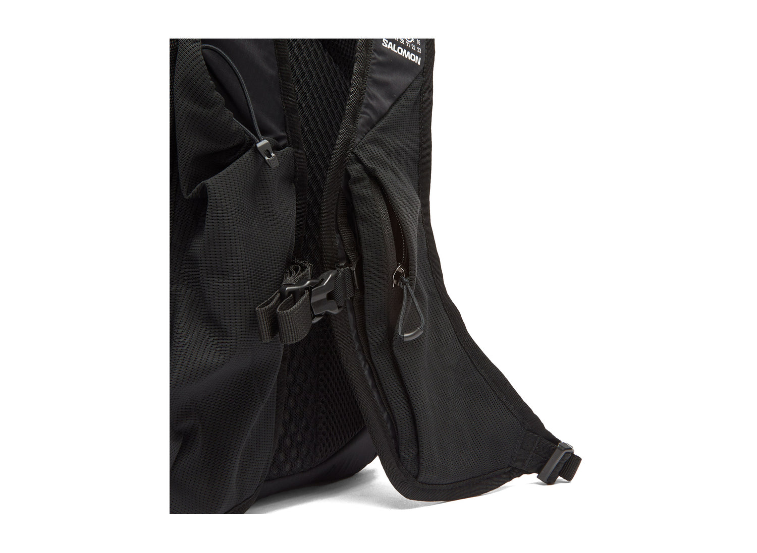 Maison Margiela MM6 x Salomon XT-15 Backpack in Black and White view 3