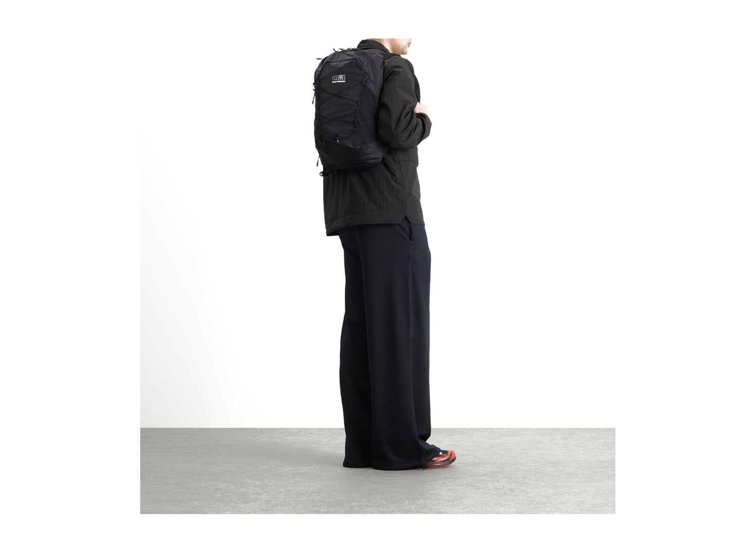 Maison Margiela MM6 x Salomon XT-15 Backpack in Black and White view 8