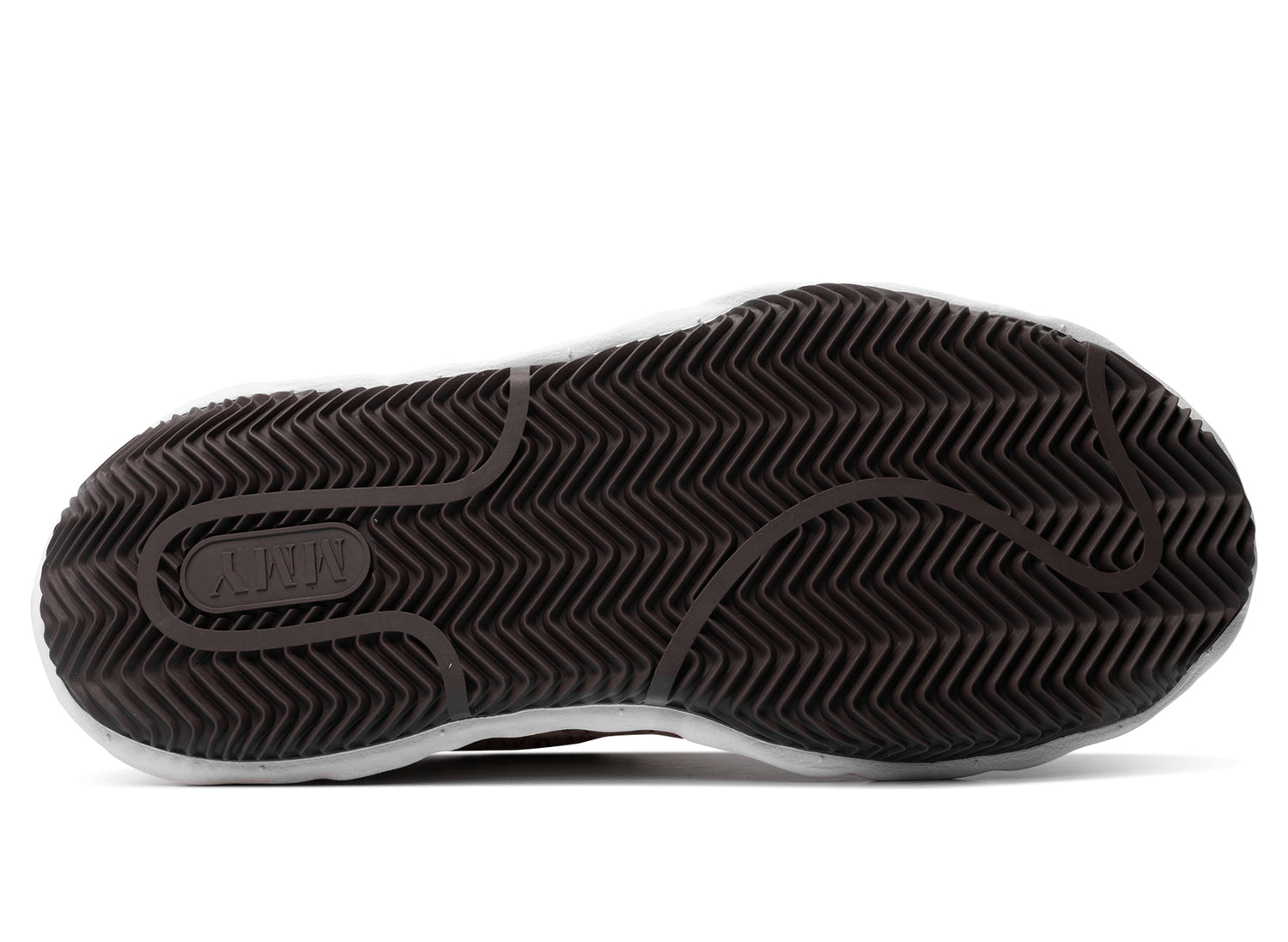 Maison Mihara Yasuhiro "BLAKEY" OG Sole Graffiti Printed Canvas in White — view 5