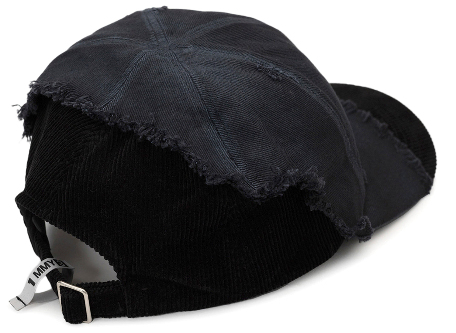 Maison Mihara Yasuhiro Crushed Detail Cap in Black – Oneness Boutique