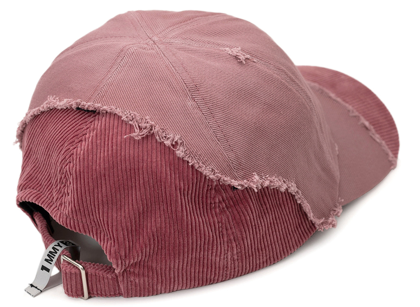 Maison Mihara Yasuhiro Crushed Detail Cap in Pink - view 2