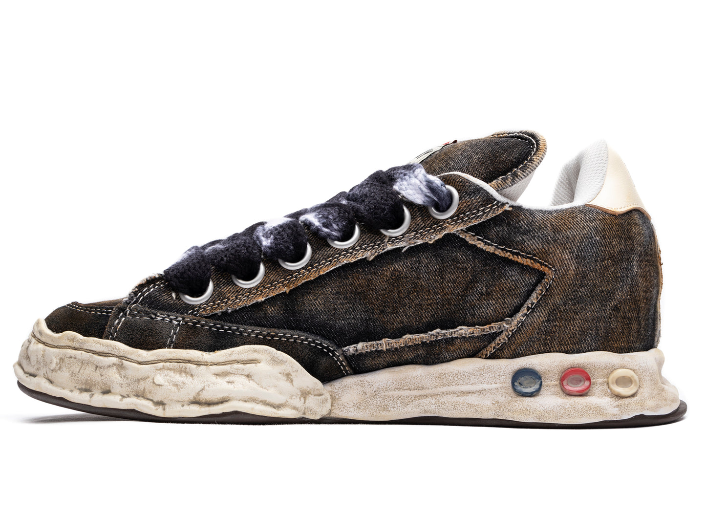 Maison Mihara Yasuhiro Denim Herbie Puffer in Black - view 3