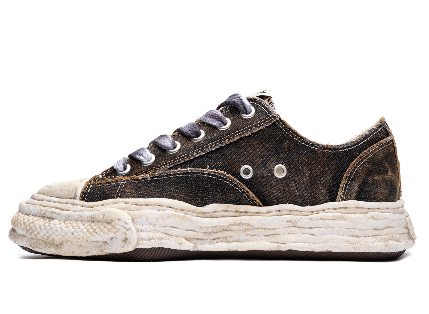 Maison Mihara Yasuhiro Denim Peterson Low in Black - view 3