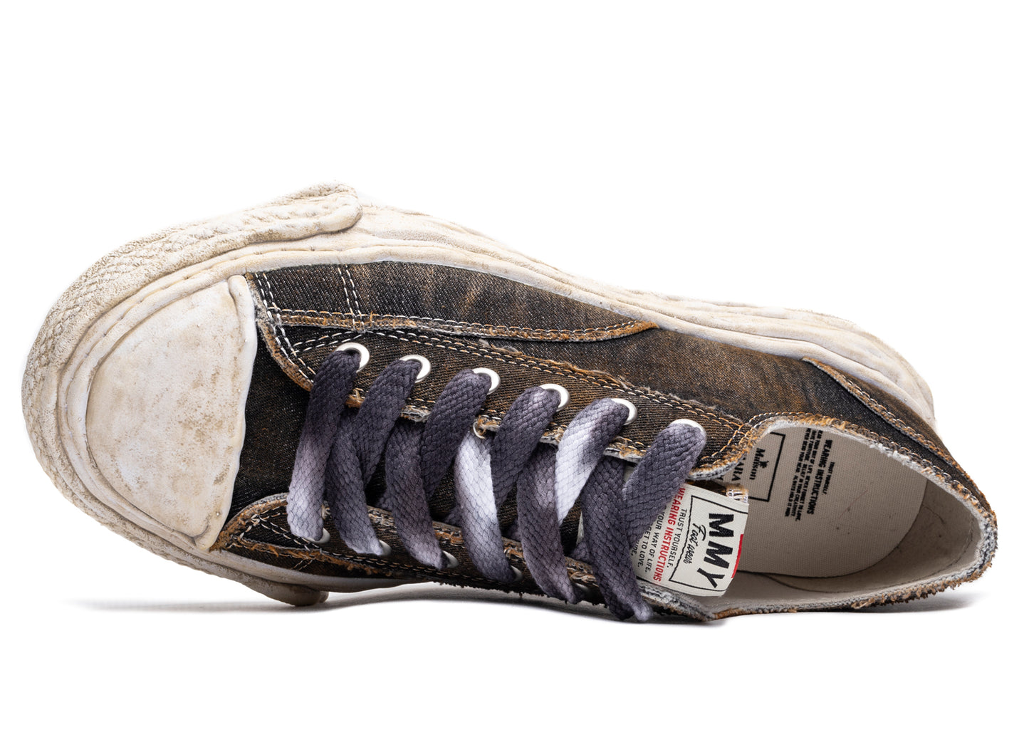 Maison Mihara Yasuhiro Denim Peterson Low in Black - view 4