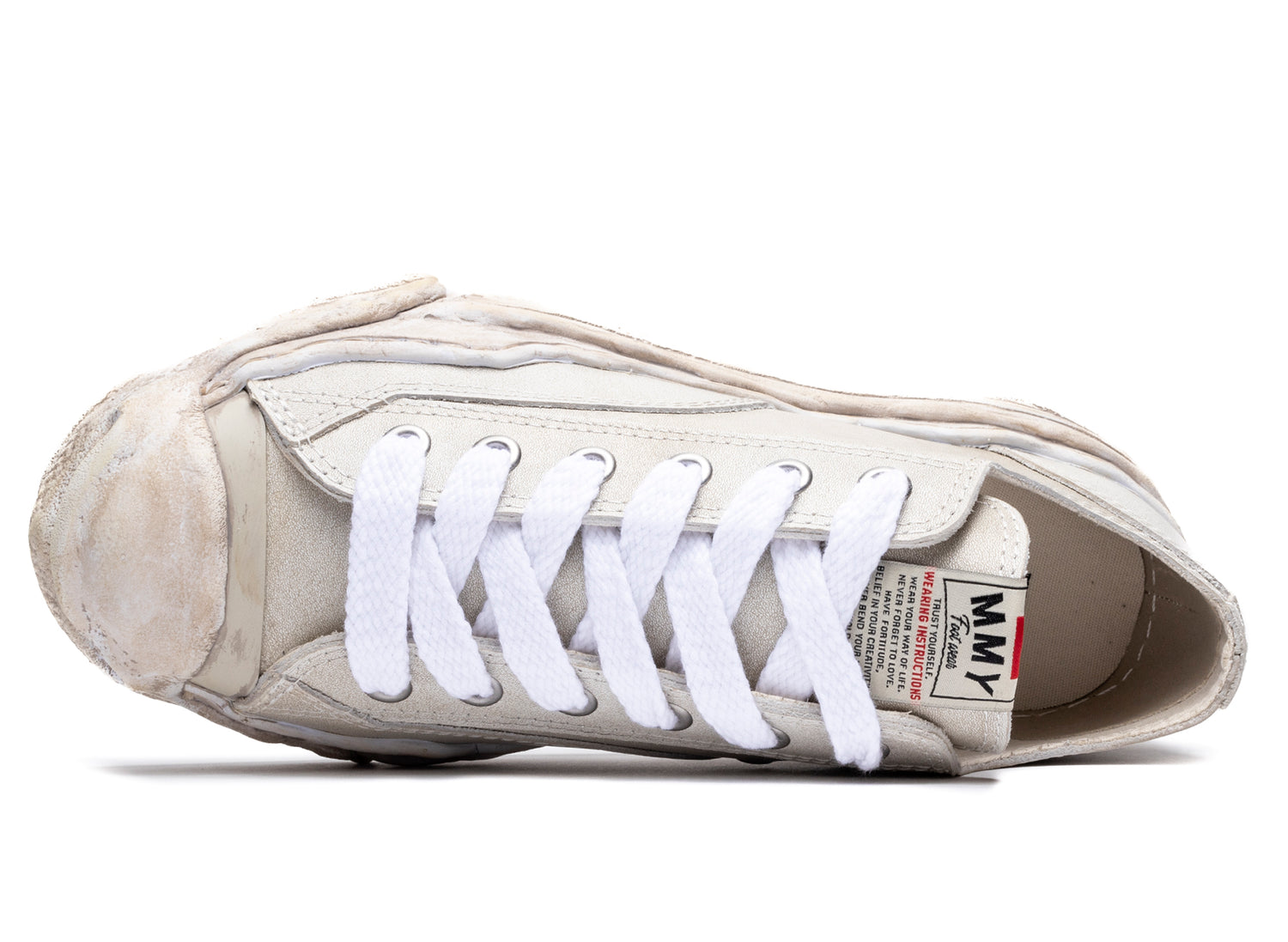 Maison Mihara Yasuhiro Hank Low in White - view 4
