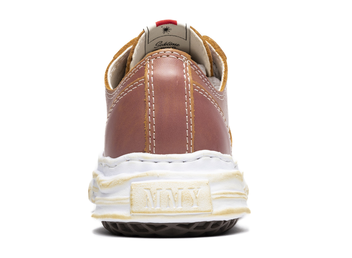 Maison Mihara Yasuhiro Leather Hank OG in Red - view 2