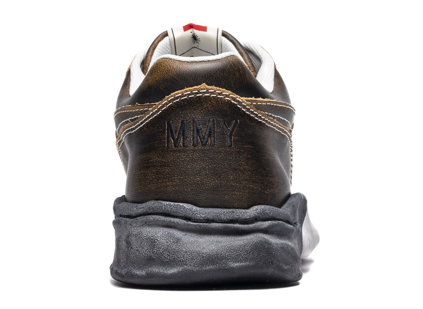 Maison Mihara Yasuhiro Leather Parker OG in Black - view 2