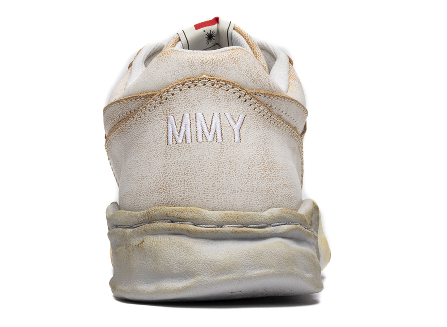 Maison Mihara Yasuhiro Leather Parker OG in White - view 2