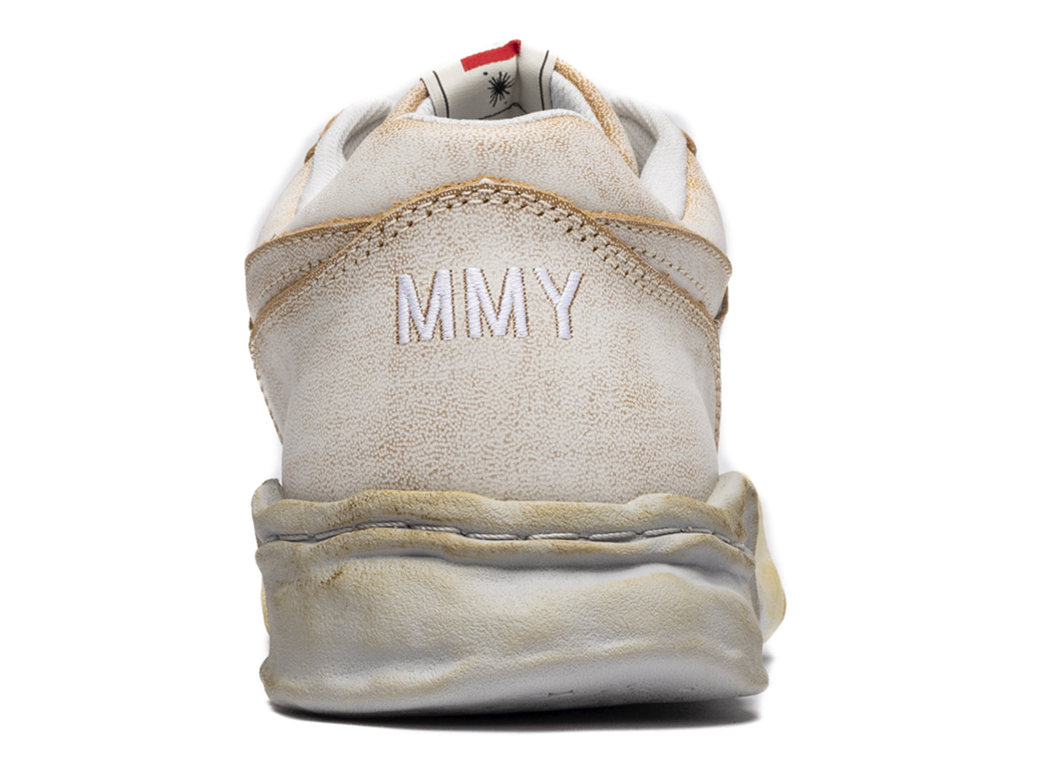 Maison Mihara Yasuhiro Leather Parker OG in White - view 2