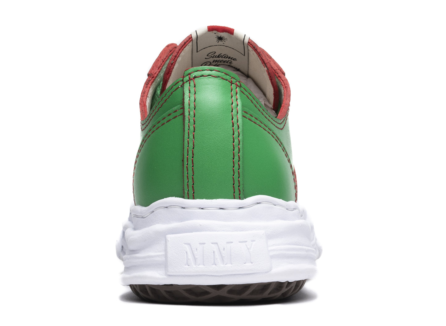Maison Mihara Yasuhiro Leather Peterson Low in Green - view 2