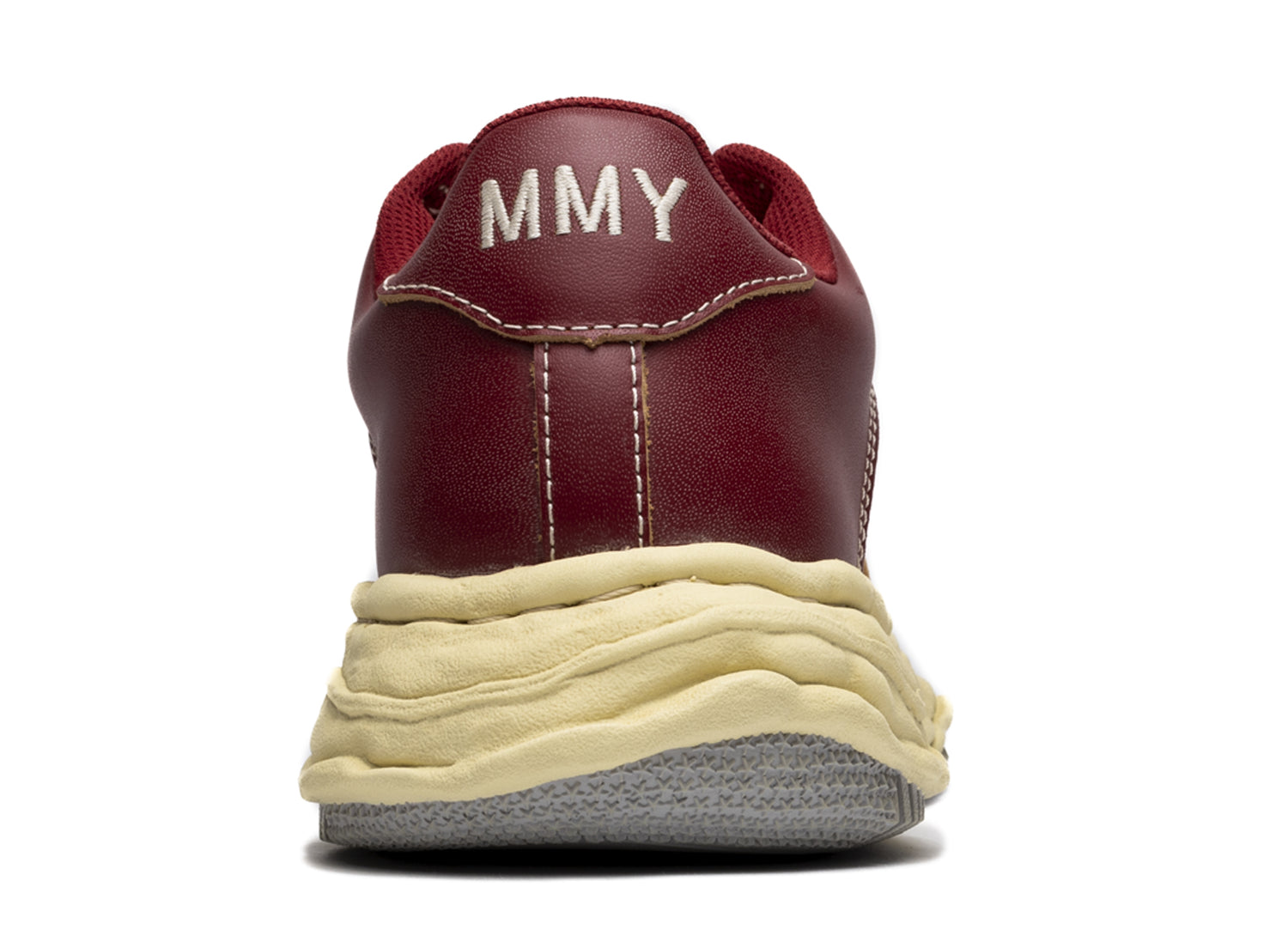 Maison Mihara Yasuhiro Leather Wayne Low 'Red/White' - view 2