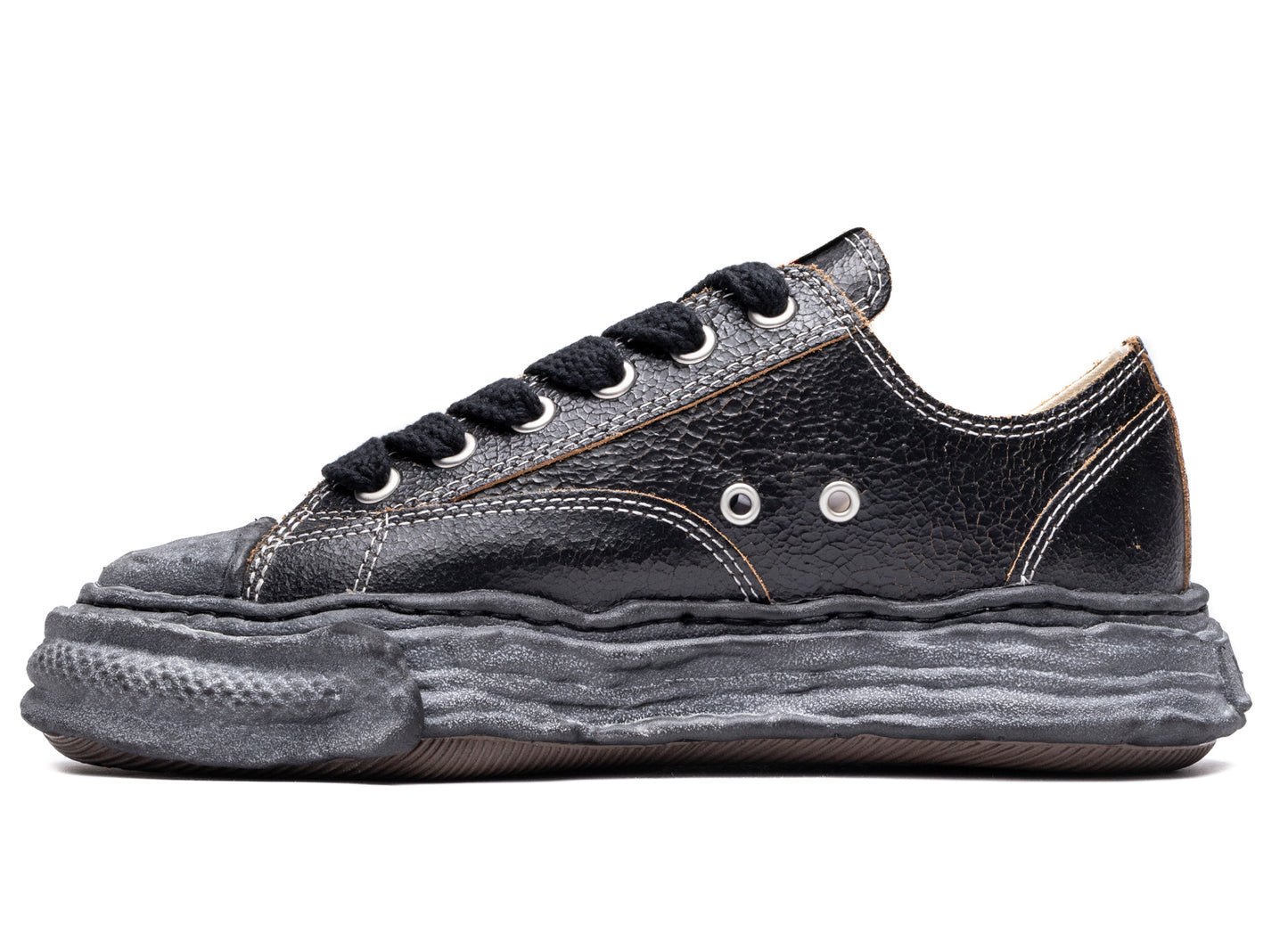 Maison MIHARA YASUHIRO PETERSON 黒 サイズ41 Maison Mihara Yasuhiro Peterson 23 Low in Black – Oneness Boutique