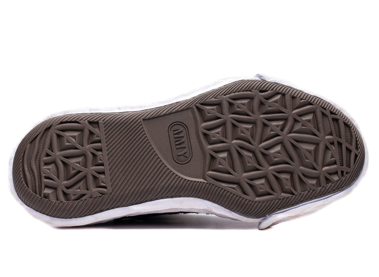 Maison Mihara Yasuhiro "PETERSON23" OG Sole Ripped Overdye Canvas in Black — view 5