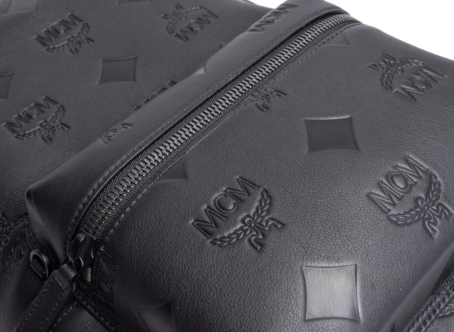 MCM Stark Maxi Leather Backpack - view 4