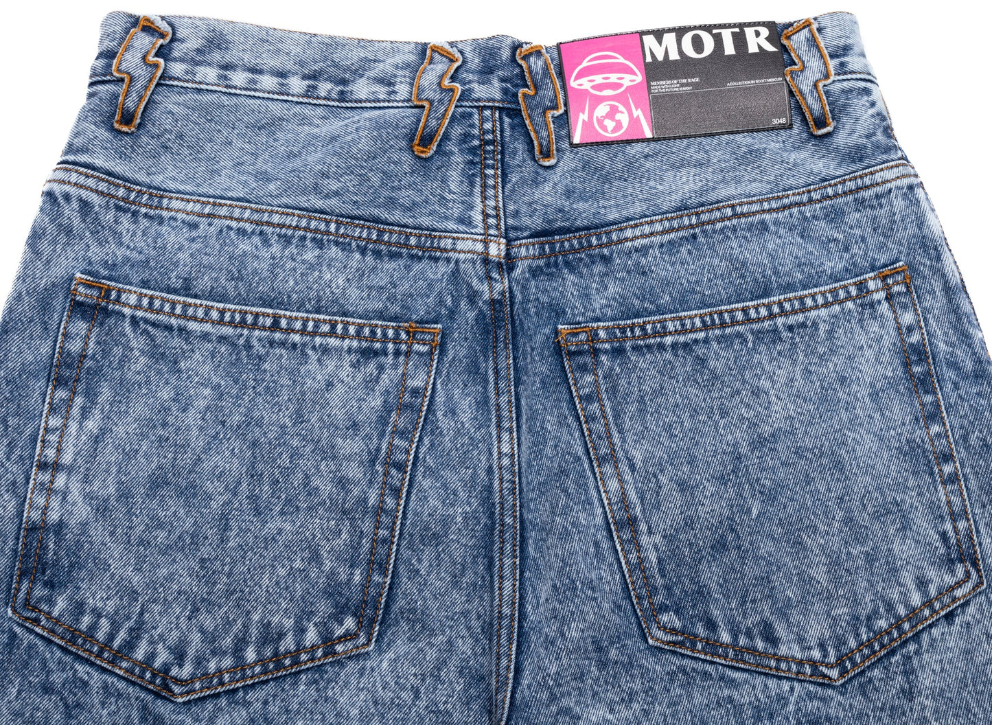 Members of the Rage Baggy Jeans in Light Blue - view 2