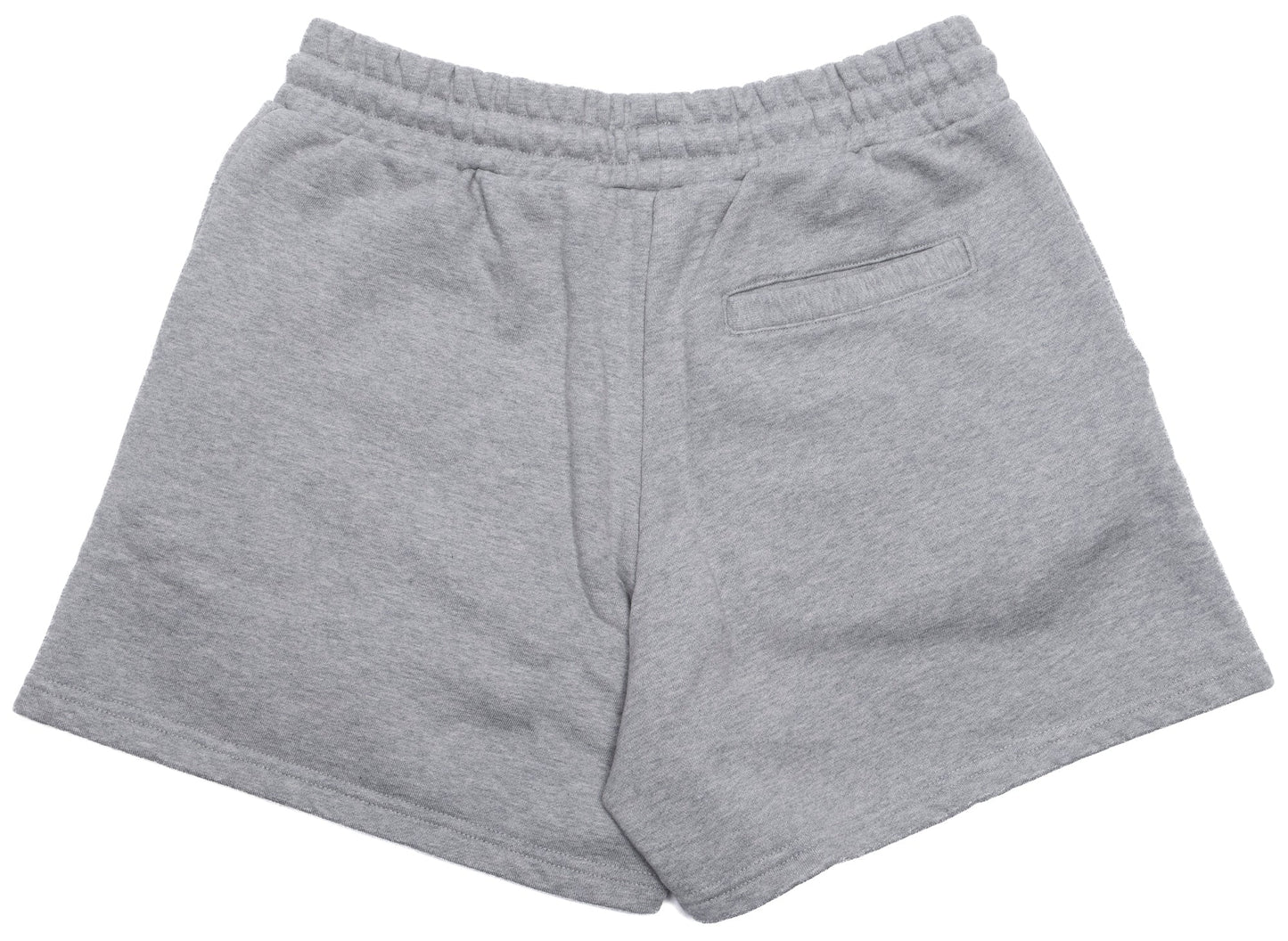 Members Of The Rage Distressed Small Logo Shorts in Grey - view 2