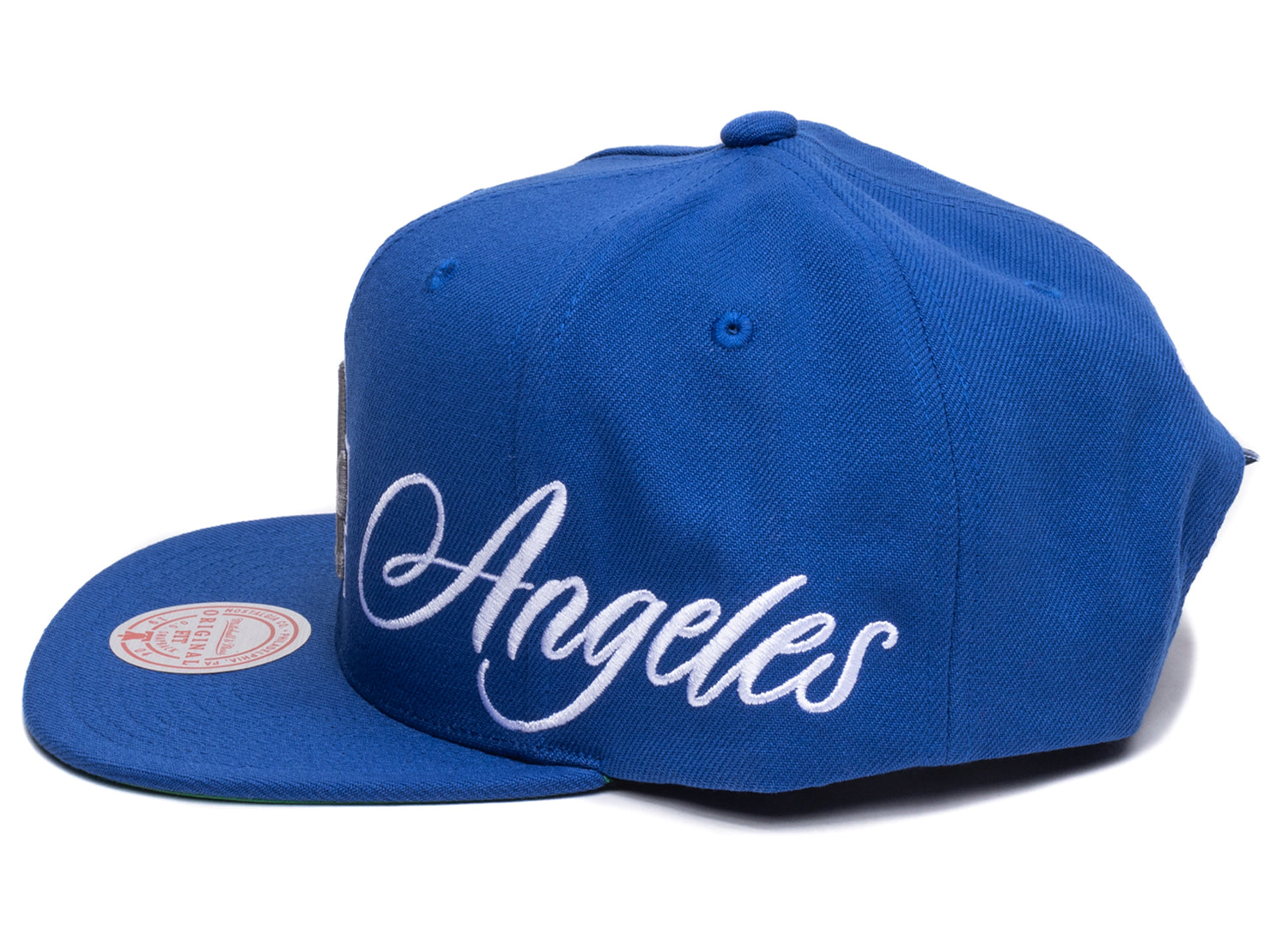 Mitchell & Ness Just Don Lux Script Dodgers Snapback Hat - view 4