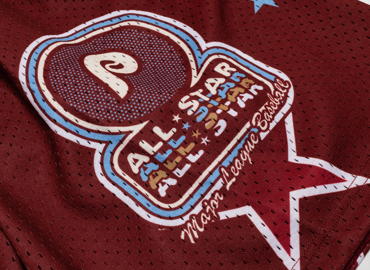 Mitchell & Ness MLB All-Star 7IN Mesh Shorts Philadelphia Phillies 1976 — view 2