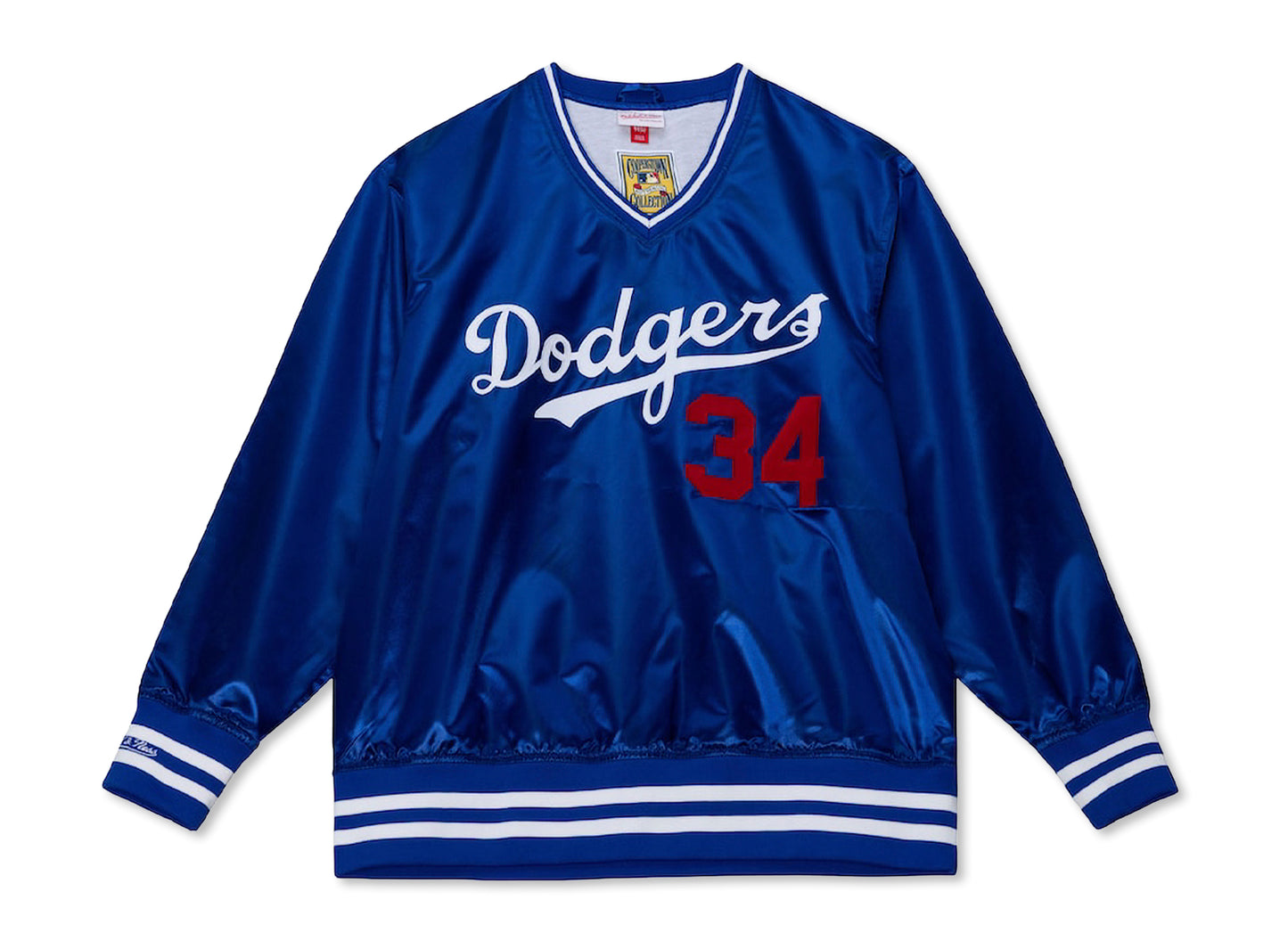 Mitchell & Ness MLB Authentic Pullover Jacket Los Angeles Dodgers 1986 Valenzuela