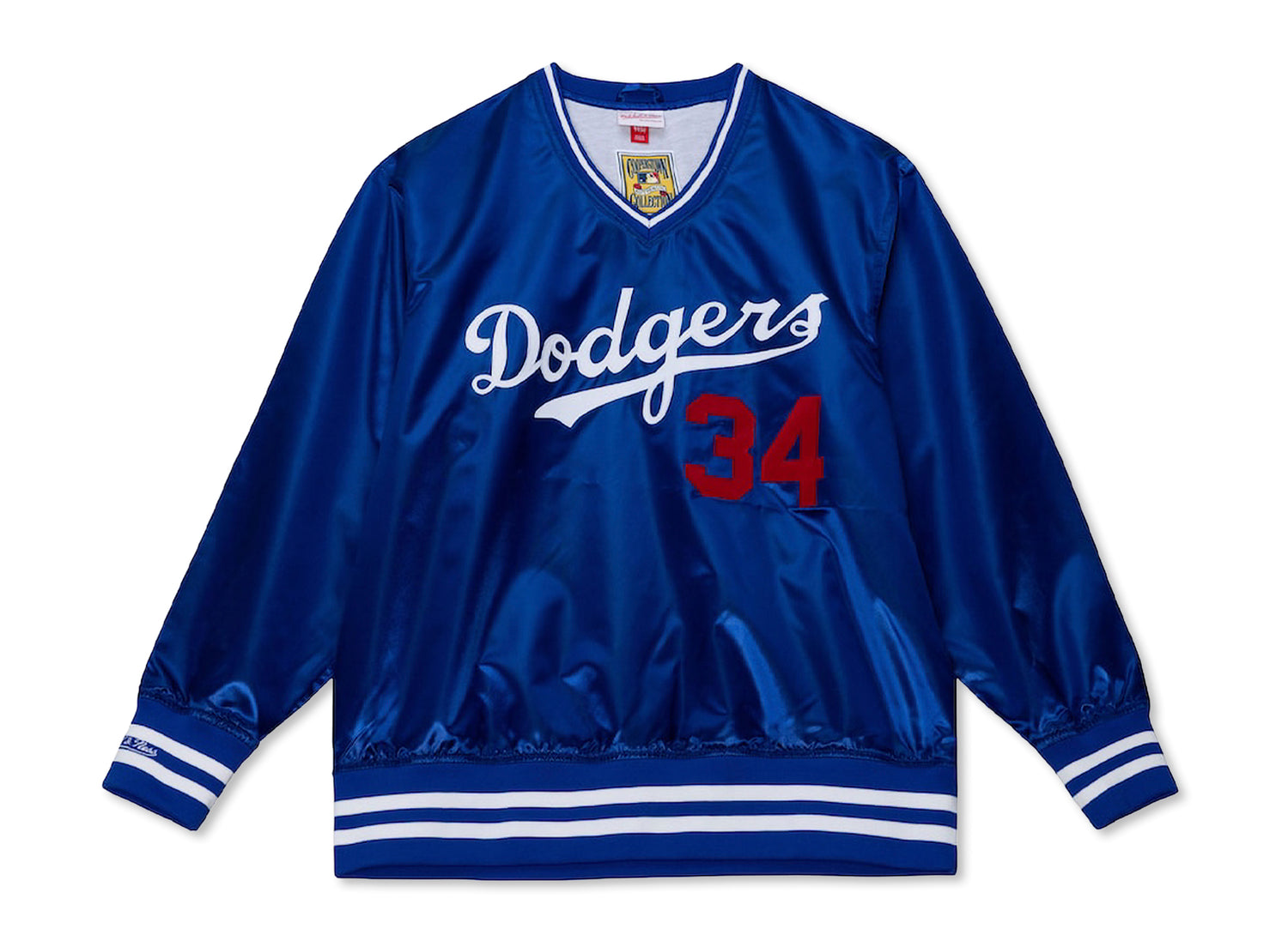 Mitchell & Ness MLB Authentic Pullover Jacket Los Angeles Dodgers 1986 Valenzuela