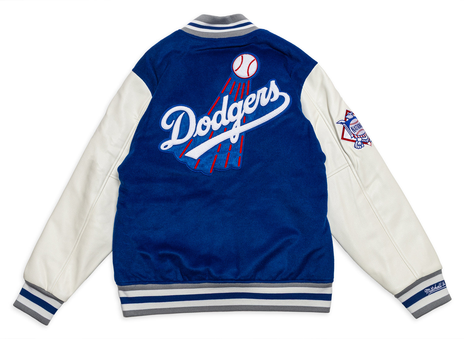 Mitchell & Ness MLB Off Day Los Angeles Dodgers Varsity Jacket — view 2