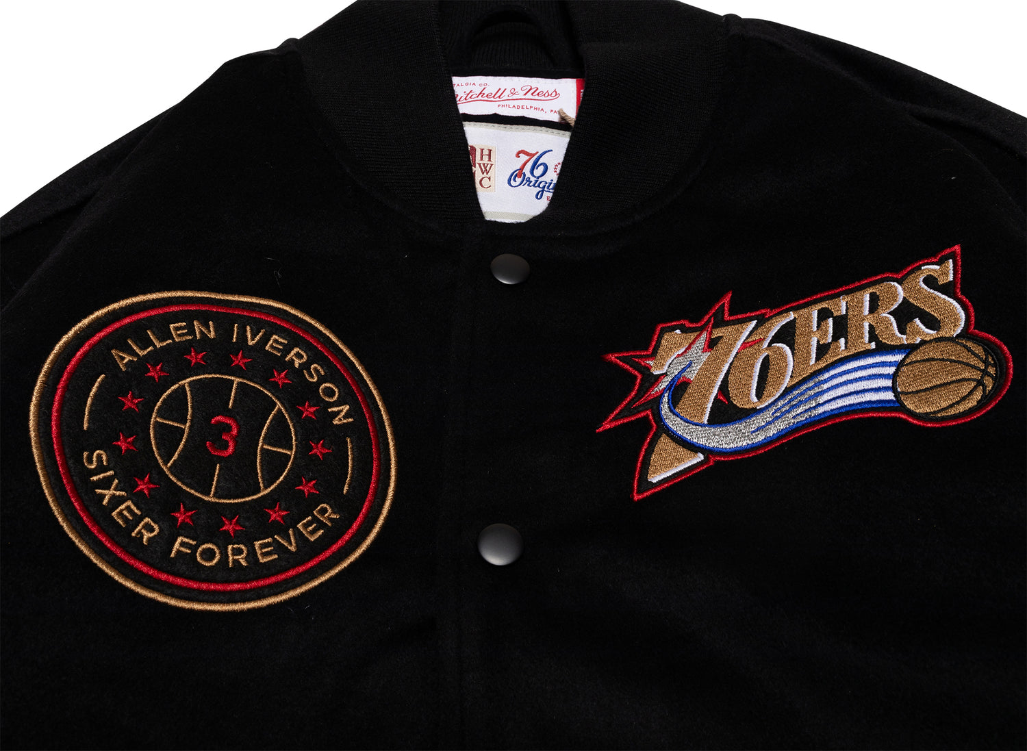 Mitchell & Ness NBA Walk The Tunnel Varsity Jacket Philadelphia